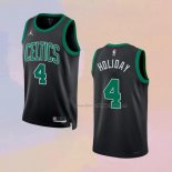 Men's Boston Celtics Jrue Holiday NO 4 Statement 2022-23 Black
