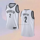 Men's Brooklyn Nets Blake Griffin NO 2 Association 2020 White Jersey