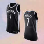 Men's Brooklyn Nets Kevin Durant NO 7 Icon Authentic Black Jersey