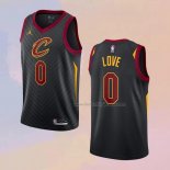 Men's Cleveland Cavaliers Kevin Love NO 0 Statement 2020-21 Black Jersey