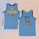 Men's Denver Nuggets Nikola Jokic NO 15 Mitchell & Ness 2016-17 Blue Jersey