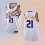 Men's Phoenix Suns Keita Bates-Diop NO 21 Association 2023-24 White Jersey