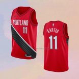 Men's Portland Trail Blazers Enes Kanter NO 11 Statement Red Jersey