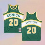 Men's Seattle Supersonics Gary Payton NO 20 Historic Throwback Green Jersey