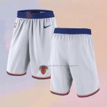 New York Knicks 2017-18 White Shorts