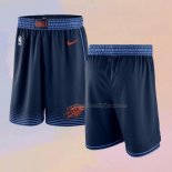 Oklahoma City Thunder 2017-18 Blue Shorts2