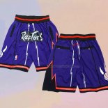 Toronto Raptors Throwback Purple Shorts