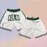 Boston Celtics Just Don White Shorts