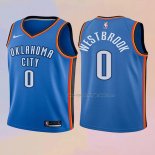 Kid's Oklahoma City Thunder Russell Westbrook NO 0 Icon 2017-18 Blue Jersey