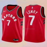 Kid's Toronto Raptors Kyle Lowry NO 7 Icon 2017-18 Red Jersey
