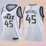 Kid's Utah Jazz Donovan Mitchell NO 45 Association 2017-18 Black Jersey