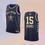 Men's All Star 2024 Los Angeles Lakers Austin Reaves NO 15 Blue Jersey