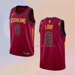 Men's Cleveland Cavaliers Kevin Love NO 0 Icon 2018 Red Jersey