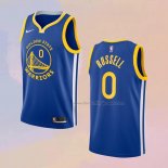 Men's Golden State Warriors D'angelo Russell NO 0 Icon 2018-19 Blue Jersey