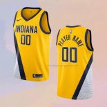 Men's Indiana Pacers Customize Statement 2019-20 Yellow Jersey