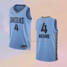 Men's Memphis Grizzlies Steven Adams NO 4 Statement 2022-23 Blue Jersey