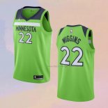 Men's Minnesota Timberwolves Andrew Wiggins NO 22 Statement 2020-21 Green Jersey