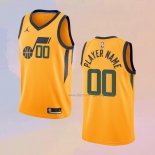 Men's Utah Jazz Customize Statement Yellow Jersey