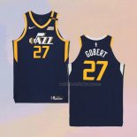 Men's Utah Jazz Rudy Gobert NO 27 Icon Authentic Blue Jersey