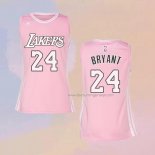 Women's Los Angeles Lakers Kobe Bryant NO 24 Pink Jersey