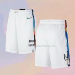 Brooklyn Nets City 2022-23 White Shorts