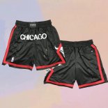 Chicago Bulls City Just Don 2023-24 Black Shorts
