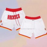 Houston Rockets Just Don White Shorts