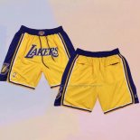 Los Angeles Lakers Just Don Yellow2 Shorts