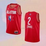 Men's All Star 2020 Los Angeles Clippers Kawhi Leonard NO 2 Red Jersey