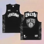 Men's Brooklyn Nets x AAPE Black Jersey