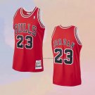 Men's Chicago Bulls Michael Jordan NO 23 Mitchell & Ness 1997-98 Red Jersey