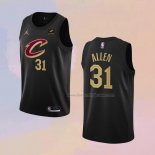 Men's Cleveland Cavaliers Jarrett Allen NO 31 Statement 2022-23 Black Jersey