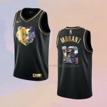 Men's Golden Edition Memphis Grizzlies Ja Morant NO 12 2021-22 Black Jersey