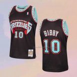 Men's Memphis Grizzlies Mike Bibby NO 10 Mitchell & Ness 1998-99 Black Jersey