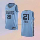 Men's Memphis Grizzlies Tyus Jones NO 21 Statement 2022-23 Blue Jersey