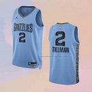 Men's Memphis Grizzlies Xavier Tillman NO 2 Statement 2022-23 Blue Jersey