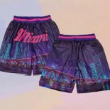 Miami Heat Just Don Purple Shorts