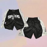 San Antonio Spurs Just Don Black Gray Shorts