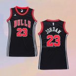 Women's Chicago Bulls Michael Jordan NO 23 Icon Black Jersey
