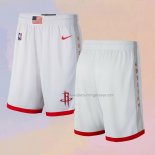 Houston Rockets City White Shorts