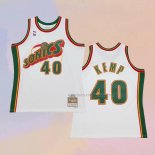Kid's Seattle Supersonics Shawn Kemp NO 40 Historic Throwback White Jersey