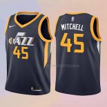 Kid's Utah Jazz Donovan Mitchell NO 45 Icon 2017-18 Blue Jersey