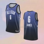 Men's All Star 2023 Los Angeles Lakers LeBron James NO 6 Blue Jersey