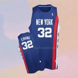 Men's Brooklyn Nets Julius Erving NO 32 Throwback Blue Jersey