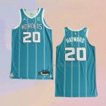 Men's Charlotte Hornets Gordon Hayward NO 20 Icon Authentic 2020-21 Green Jersey