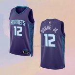 Men's Charlotte Hornets Kelly Oubre JR. NO 12 Icon 2020-21 Green Jersey