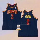 Men's Cleveland Cavaliers Kyrie Irving NO 2 Mitchell & Ness 2011-12 Blue Jersey