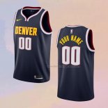 Men's Denver Nuggets Customize Icon 2020-21 Blue Jersey