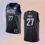 Men's Indiana Pacers Daniel Theis NO 27 City 2022-23 Blue Jersey