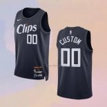Men's Los Angeles Clippers Customize City 2023-24 Blue Jersey